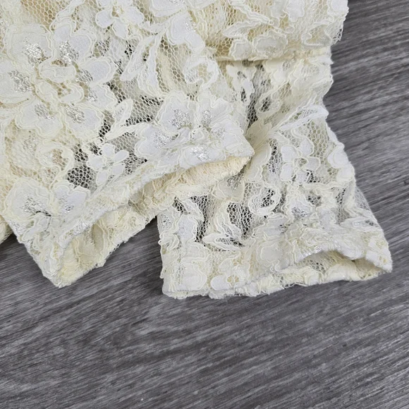 Laura Ashley Lace Blouse with Attached Camisole - Picture 12 of 13